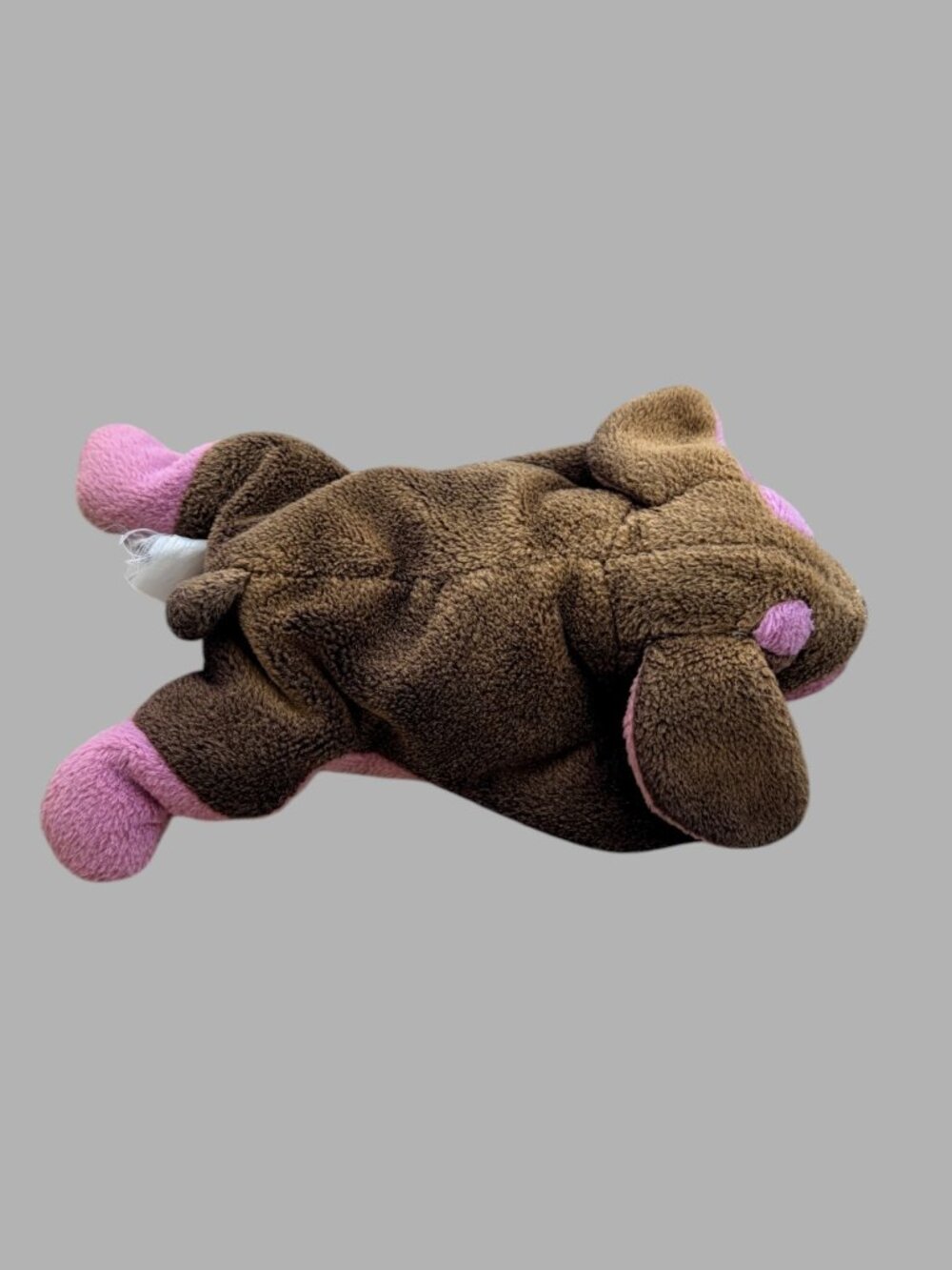 Dan Dee Brown Puppy Dog Plush Pink Paws Floppy Ears Stuffed Animal Soft Toy Love - Picture 4 of 7
